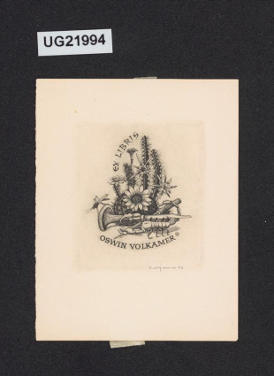 Ex libris Oswin Volkamer