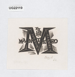 Exlibris Ing. Dott. Gianni Mantero