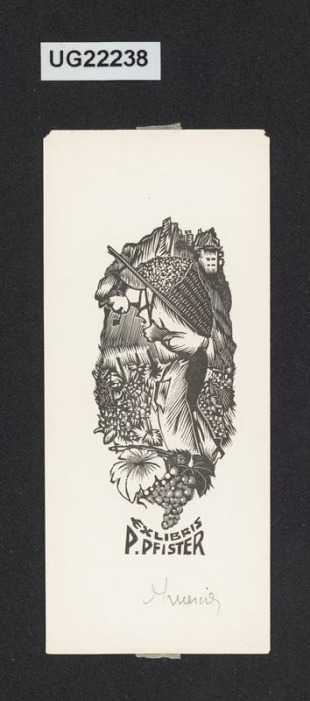 Ex libris P. Pfister