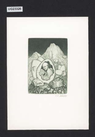 Ex libris J. de Belder