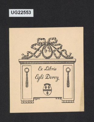Ex libris Eglé Deroy