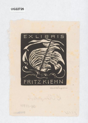 Ex libris Fritz Kiehn