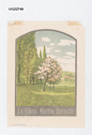 Ex libris Martha Bertschi