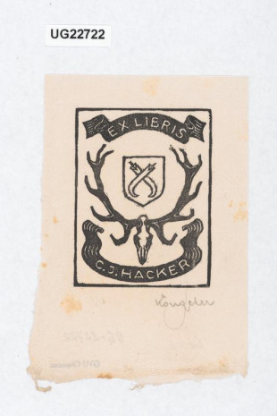 Ex libris C. J. Hacker