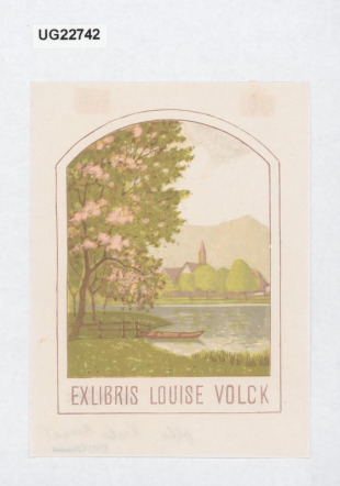 Ex libris Louise Volek