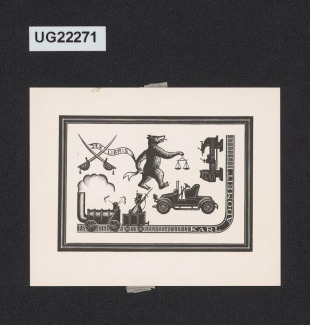Ex libris Karl Adomeit