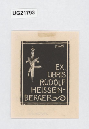 Ex libris Rudolf Heissenberger