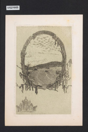Exlibris Willi Neurath 14 März 1915