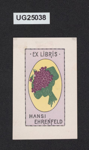 Ex libris Hansi Ehrenfeld