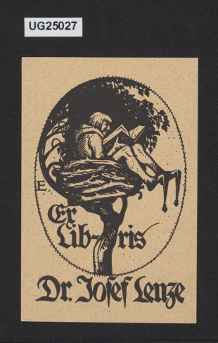 Ex libris Dr. Josef Lenze