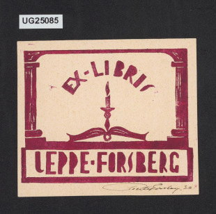 Ex libris B. Forsberg