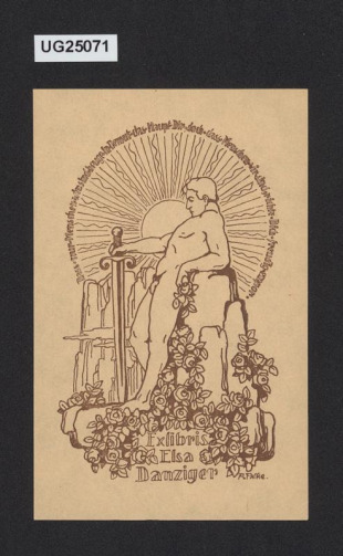 Ex libris Elza Dauziger