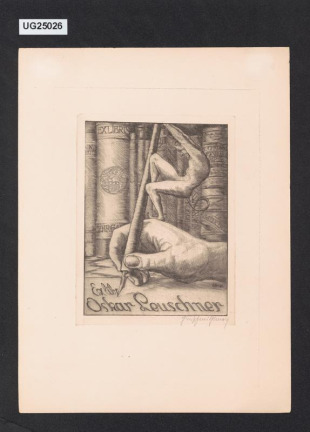 Ex libris Oskar Leuschner