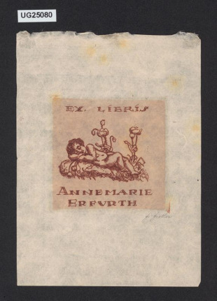 Ex libris Annemarie Erfurth