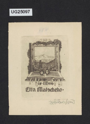 Ex libris Etta Matscheko