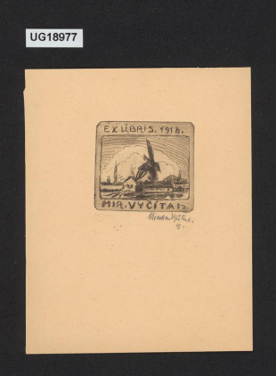 Exlibris Mir. Vyčítal