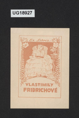 Ex libris Vlastimily Frindridové