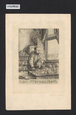 Ex libris: Dr. Hermann Barth