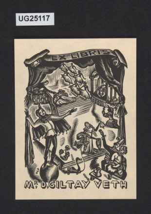 Ex libris Mr. D. Giltay Veth