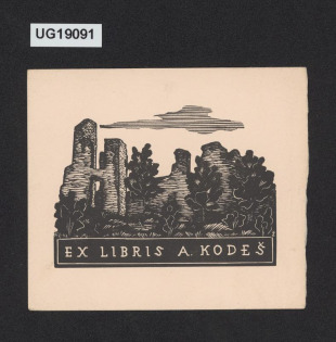 Ex libris A. Kodeš