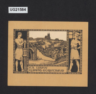 Ex libris Ludwig Goldschmidt