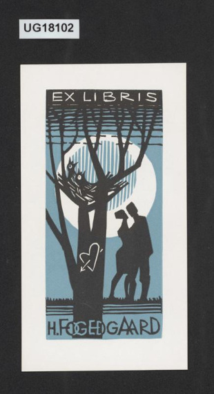 Ex libris H. Fogedgaard