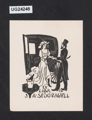 Ex libris J. A. Sedó Ragull