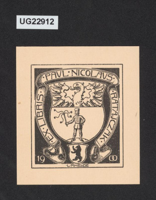 Ex libris Paul Nicolaus Ratajczak