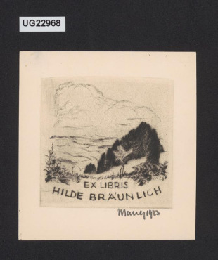 Ex libris Hilde Bräunlich