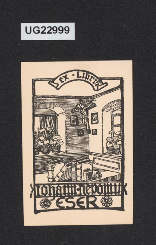 Ex libris Johann Nepomuk Eser