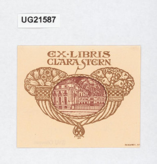 Ex-libris Clara Stern