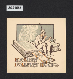 Ex libris Dr. Alfred Hock