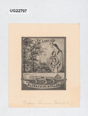 Ex libris Elizabeth Müller