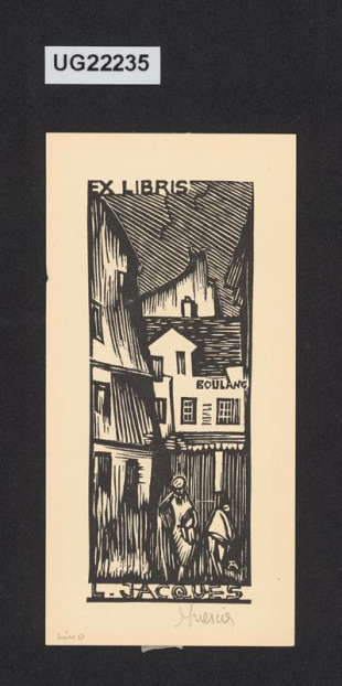 Ex libris L. Jacques