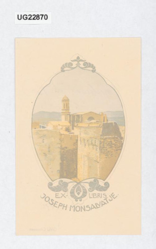 Ex-libris Joseph Monsalvatje