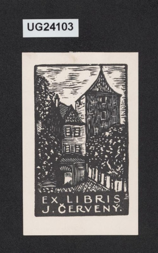 Ex libris J. Červený