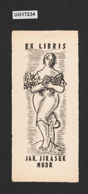 Ex libris MUDR Jar. Jirásek