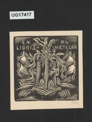 Ex libris Al. Metelák