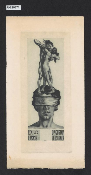 Ex libris Dr. Gustav Leuschner