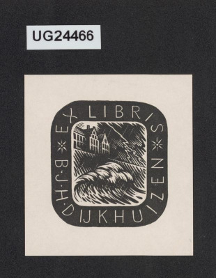 Ex libris B. J. H. Dijkhuizen