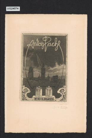 Ex libris Anton Pack