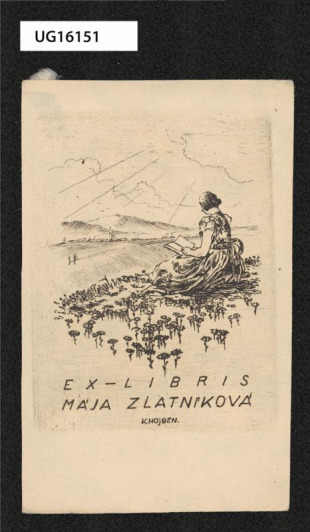 Ex-libris mája Zlatníková