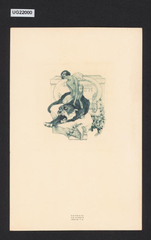 Ex libris FH (Ferd. Hejna)