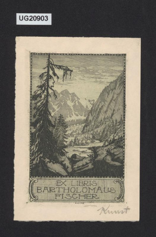 Ex libris Bartholomäus Fischer