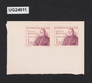 poštovní známka: Československo/ Štefan Moyses/ 1797 24.X.1947/ 1,20 2x