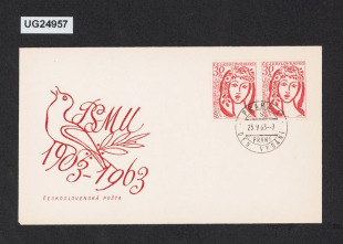 obálka prvního dne (25. V. 1963) PSMU( 1903-1963/ Československá pošta