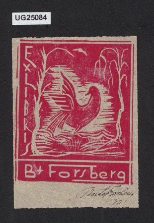 Ex libris B. Forsberg