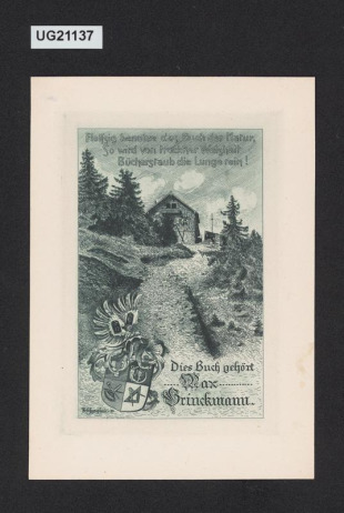 Dies Buch gehört Max Brinckmann