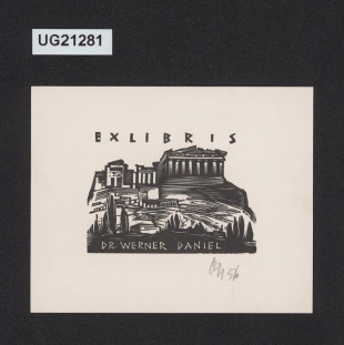 Exlibris Dr Werner Daniel