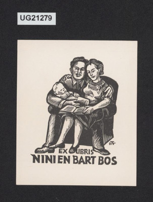 Ex libris Nini en Bart Bos